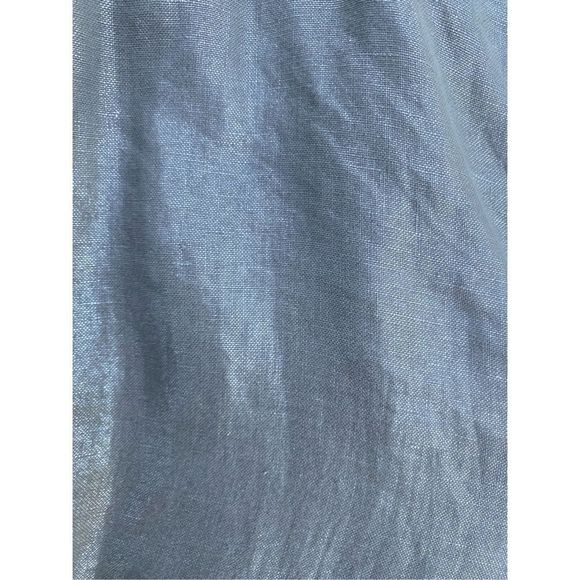 TALBOTS BRISTOL PANTS - LINEN in Metallic Gold "Flax" Size 14, MSRP $139 - Picture 3 of 9